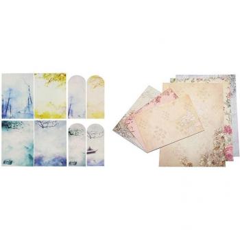 Assorted Letter Writing Paper with Envelopes Set