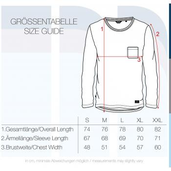 !Solid Bobo Herren Langarmshirt mit Rundhals, Größe:XL, Farbe:Grey Melange