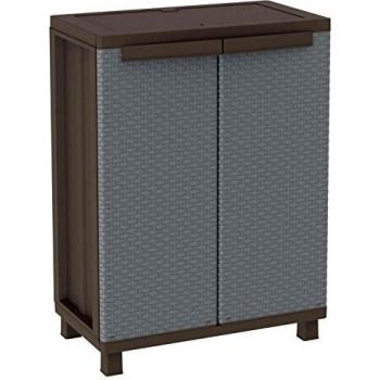 Terry, Jrattan 68, Armario 2 Puertas con 1 Estante Interno. 68X37,5X91,5 cm