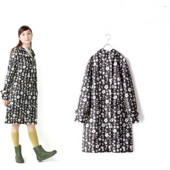 FreeSmily Poncho Floral Impermeable y Travesía