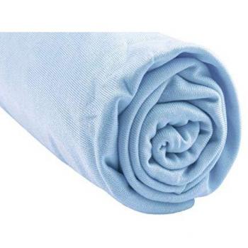Drap housse Easy Dort 90x140 cm | Bambou Hypoallergénique | Bleu Ciel