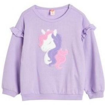 Koton Sweatshirt mit Kapuze und Einhorn-Stickerei