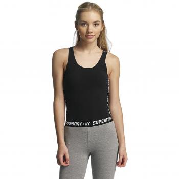 Superdry Damen Athleisure Body – Schwarze Riemenschnur, L