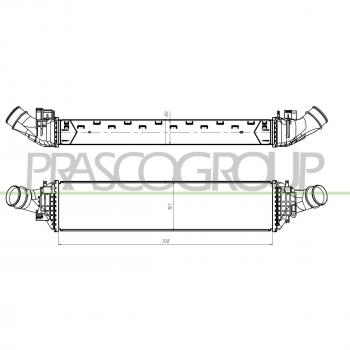 Intercooler PRASCO 040N001