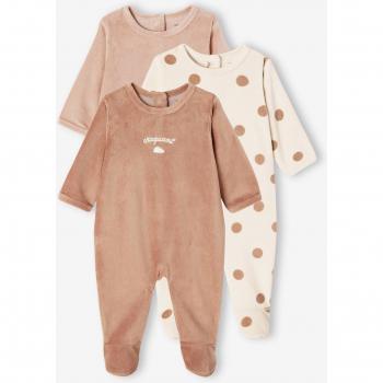 BASICS Velour Sleepsuits for Babies