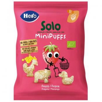 Minipuffs de Morango Snack Hero 18g Bio
