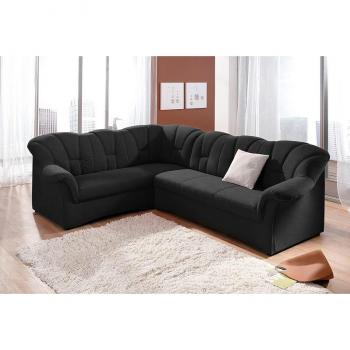 Domo Collection Ecksofa Papenburg mit optionaler Schlaffunktion – 242/190/84 cm