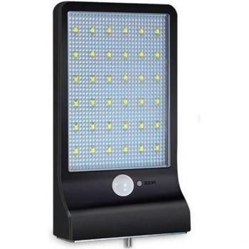Éclairage Extérieur Solidaire: Lanterne Murale Solaire Étanche, LED & Sensor – Modèle RR‑B36 – Noir