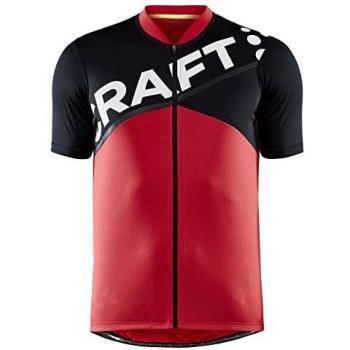 CRAFT Herren Trikot Core Endur rot/schwarz Größe S