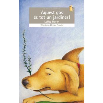 Aquest gos és tot un jardiner!