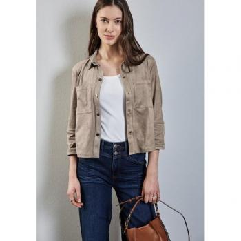 Donne Street One Camicia Velluto Manica Tre Quarti 44