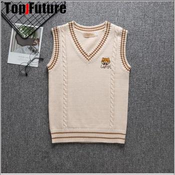 Chaleco JK Beige con Diseño de Perro