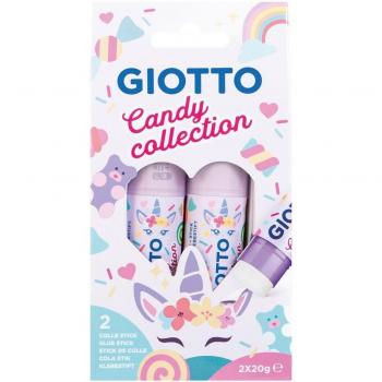 Pack de 2 Barras Pegamento 20g Giotto Candy Collection