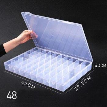 Transparent Large Capacity Plastic Box for Watercolor Paints