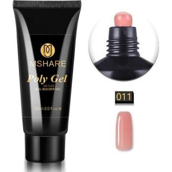 Gel de Uñas MSHARE, Polivinílico, 60g, Camuflaje, Dedo de Construcción Rápida