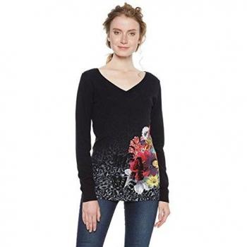 Desigual Jers_paty, suéter de mujer, (Negro 2000)