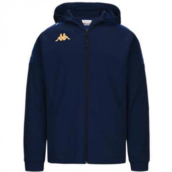 Sudadera Kappa Grevolo con Cremallera para Niños, Modelo Deportivo y Confortable