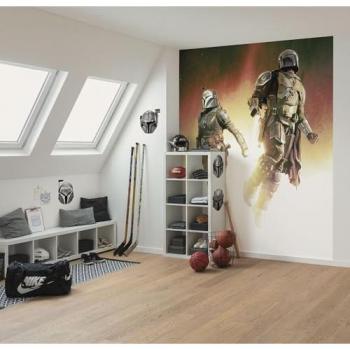 Komar Kindertapete »Star Wars: Mandalorianer Raumschiff«, bedruckt
