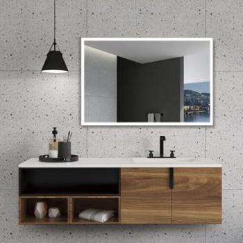 LuzPared Negra 70x80 – Espejo Antivaho