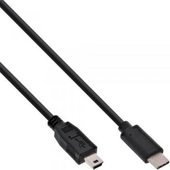 Câble USB 2.0 USB-C vers mini-USB 0,5 m noir
