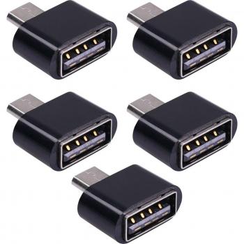 Convertidor de Datos Micro USB 2.0 a USB OTG para Móviles