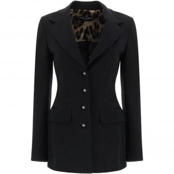 D&G Blazer Nero Viscosa Misto 42