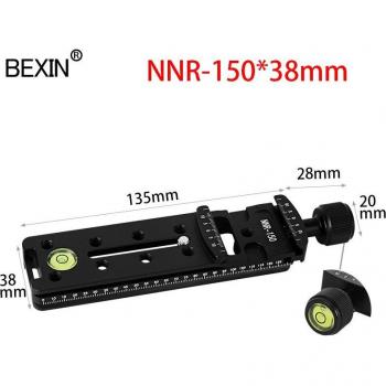Camera Tripod Slide Track Clamp with Quick Release