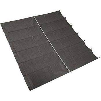 Toile d'ombrage pliable Nesling Coolfit 2 x 5 m gris