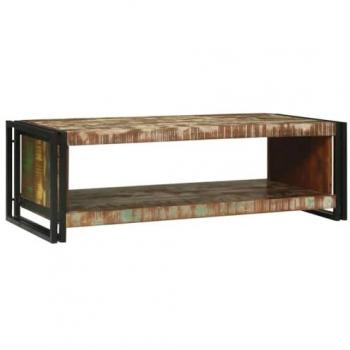 Vintage Brown Reclaimed Wood Coffee Table – 120x50x38 cm, VidaXL