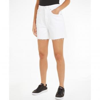 Short taille ultra haute en jean blanc Tommy Jeans