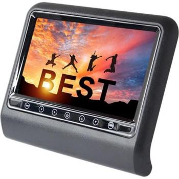 9 Inch Car Headrest MP5 Monitor 1080P Touch Screen USB SD FM Speaker 2-Way Video Input