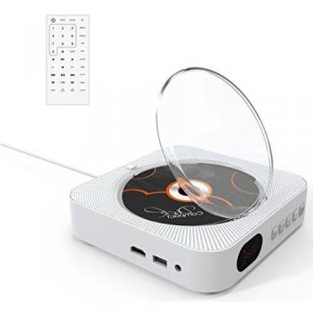 VIFLYKOO Portable Video‑DVD Player mit 1080p Full HD und 3,5 mm Kopfhörerausgang