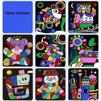 Handmade Cartoon Stickers for Art Projects