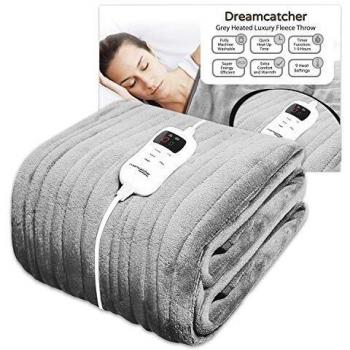 Dreamcatcher Electric Heated Throw Blanket 160 x 120cm, Machine Washable Soft
