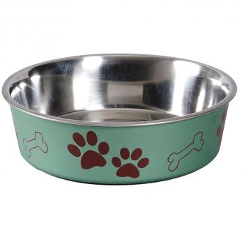 Bella 17cm Green Metal Globe Bowl