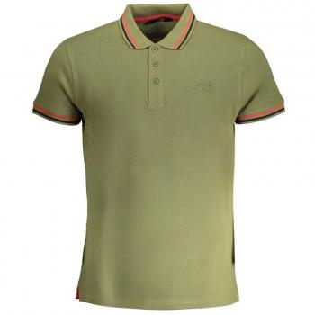 Cavalli Class Green Polo Shirt for Men