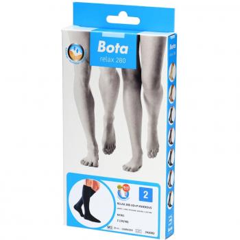 Bota Relax 280 Coton Bas Jarret Noir (N2)
