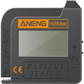 Universal 168Max Battery Capacity Tester for Li‑ion 18650 & AA/AAA/6F22/9V/CR2032