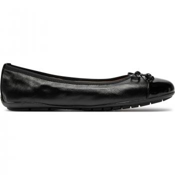 Caprice Ballerinas „Leder/Textil“ – Damen, Schwarz, Gr. 37