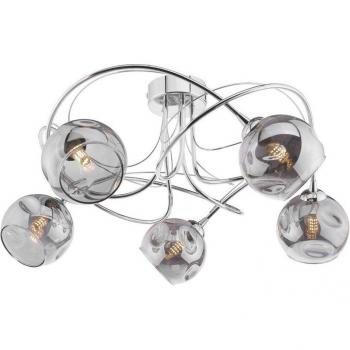 Dar Onawa Chrome Semi Flush Light