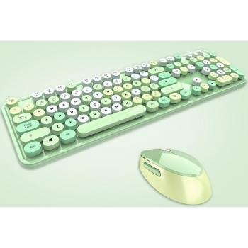 Adorable Mixed Color Wireless Keyboard and Mouse Set for Girls