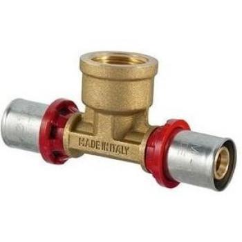 Racor hembra de presión multicapa 2 x 63