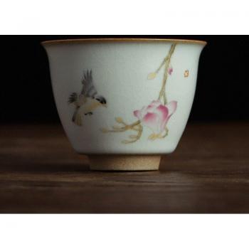 Master Ceramic Teacup with Glazed Finish