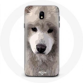 Samoyed Gray Dog Breed Phone Case for Samsung Galaxy J7 2017