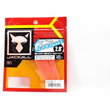 Worm Jackall Flick Shake 2,8 Color Rosa Killer