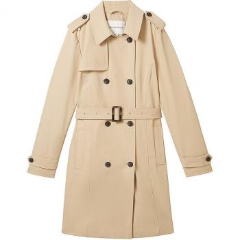 TOM TAILOR Langmantel Damen, beige, Größe L