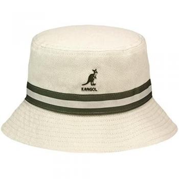 Kangol Bucket Hat Stripe Lahinch Braun