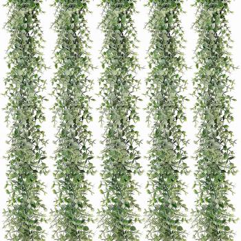 Tapisserie Florale en Eucalyptus Synthétique 30 ft – Pack 5 – Décoration Mariage