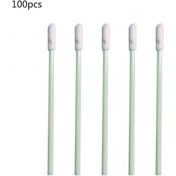 100Pcs Dust-Free Foam Cleaning Sticks