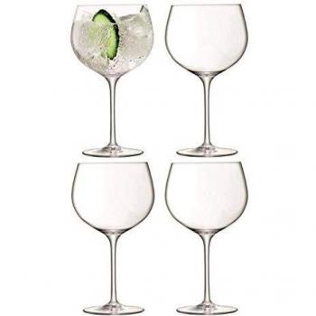 LSA 4 Stemmed Balloon Gin Glasses 680ml